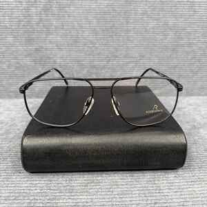 Rodenstock R0870 E Eyeglasses Frames Black Aviator 60-15 140 Italy